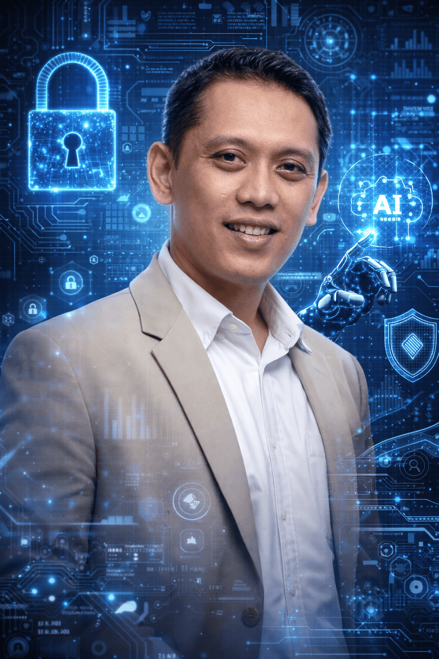 Edmund Situmorang high-tech portrait